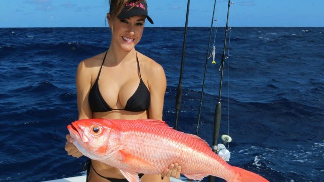Deep dropping for QUEEN SNAPPER in the Florida Keys fishing video Fishing trips